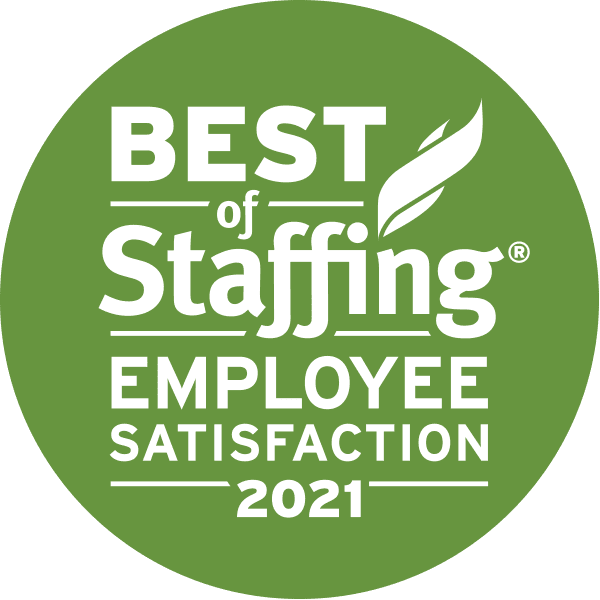 Best of Staffing Employee Satisfaction Award 2021